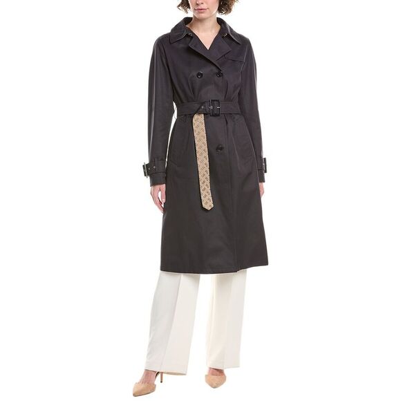 Herno Womens  Trenchcoat, Blue - Picture 1 of 3